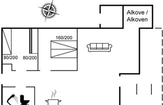 Foto 2 - Casa de 2 quartos em Løkken com terraço