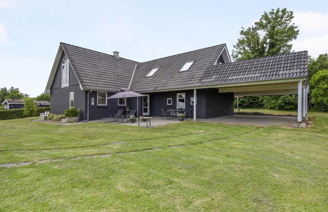 Casa de 4 quartos em Sjølund com piscina e terraço - Foto 14