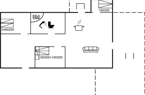 Foto 2 - Casa con 3 camere da letto a Hadsund con terrazza