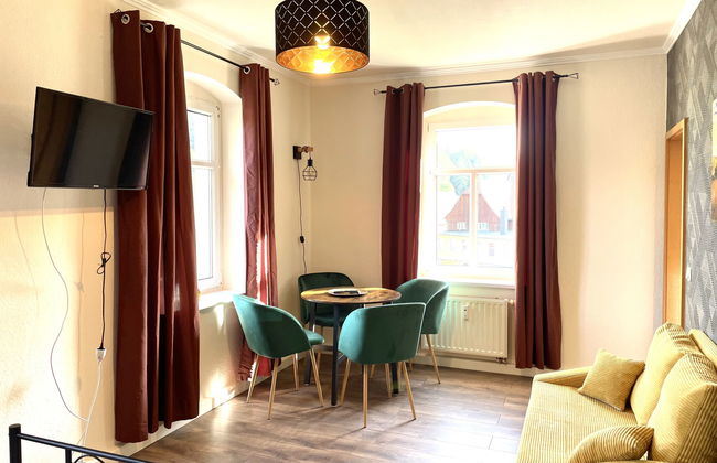 Apartamento de 1 quarto em Großschönau com sauna - Foto 9