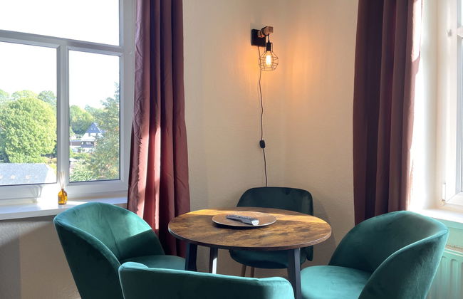 Apartamento de 1 quarto em Großschönau com sauna - Foto 7