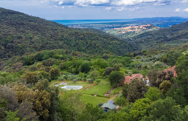 Apartamento de 2 quartos em Castagneto Carducci com piscina e jardim - Foto 56