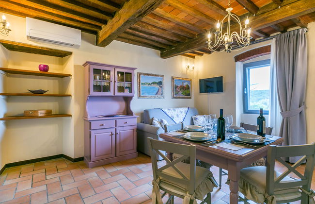 Apartamento de 2 quartos em Castagneto Carducci com piscina e jardim - Foto 10