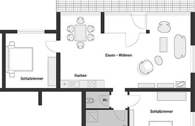 Apartamento de 3 quartos em Velden am Wörther See com jardim e terraço - Foto 9
