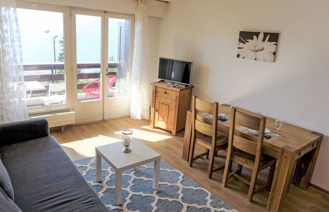 Apartamento de 1 quarto em Crans-Montana com piscina e sauna - Foto 8