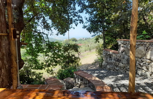 Casa de 2 quartos em Castellina Marittima com jardim e terraço - Foto 32