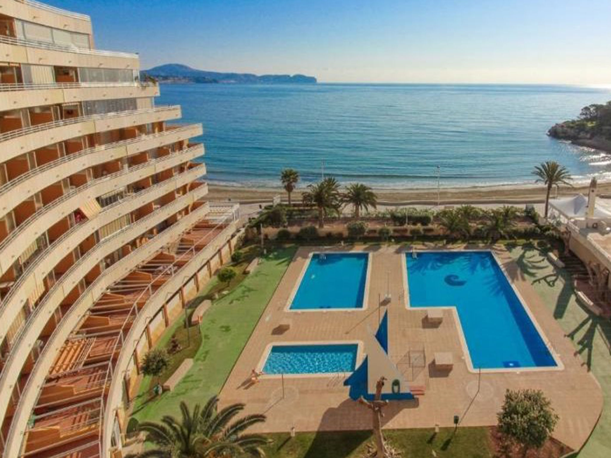 Foto 2 - Apartamento de 2 habitaciones en Calpe con piscina y vistas al mar