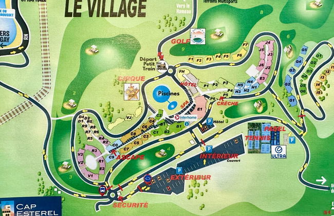 Apartamento de 1 quarto em Saint-Raphaël com piscina e jardim - Foto 32