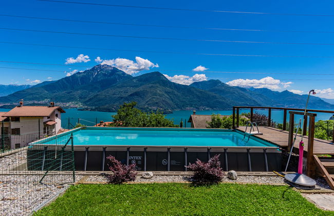 Apartamento de 2 quartos em Stazzona com piscina e jardim - Foto 1