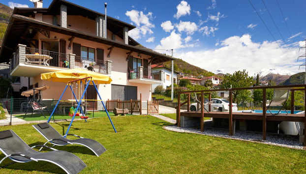 Apartamento de 2 quartos em Stazzona com piscina e jardim - Foto 4