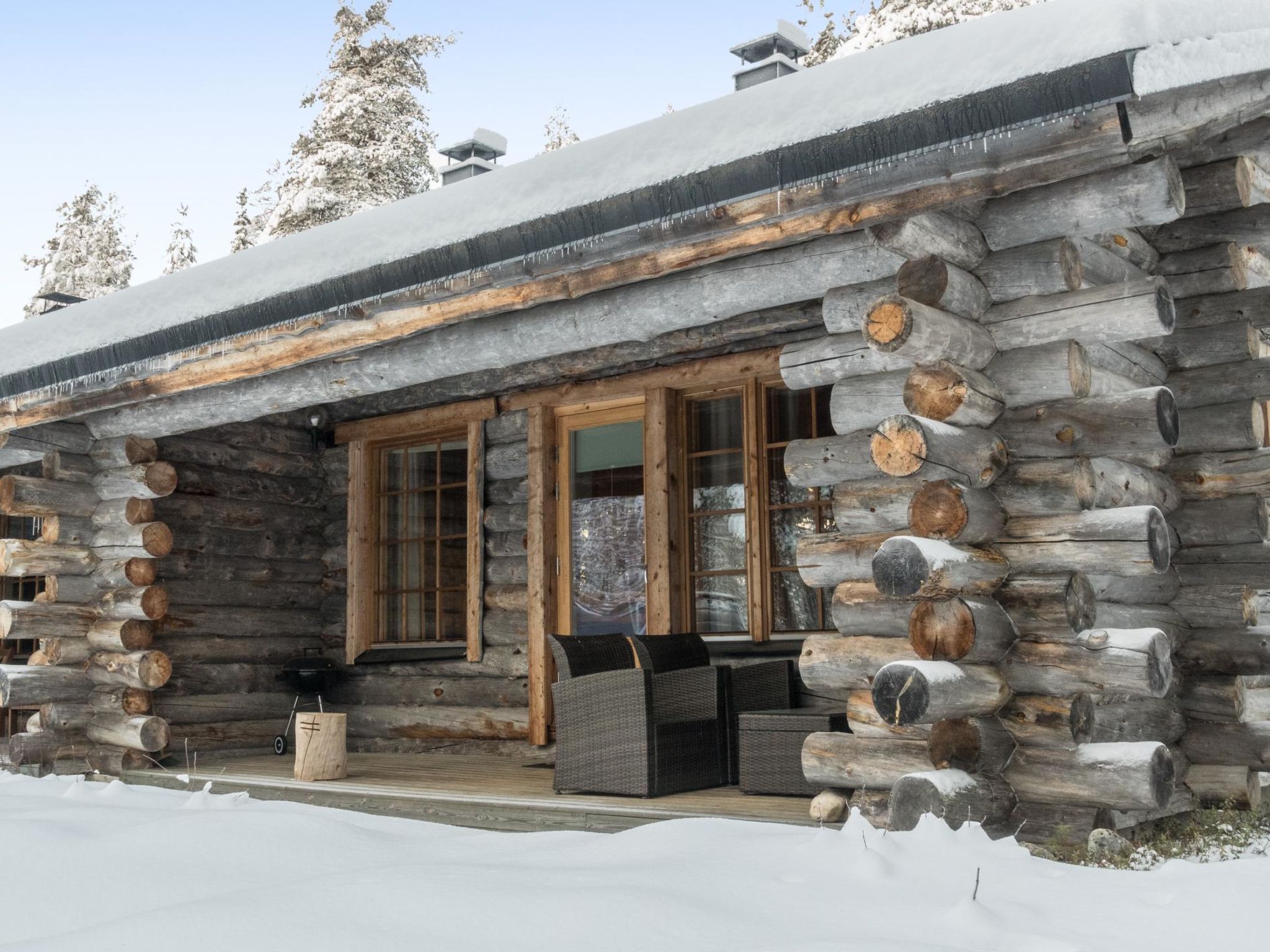 Foto 7 - Casa de 1 habitación en Salla con sauna y vistas a la montaña