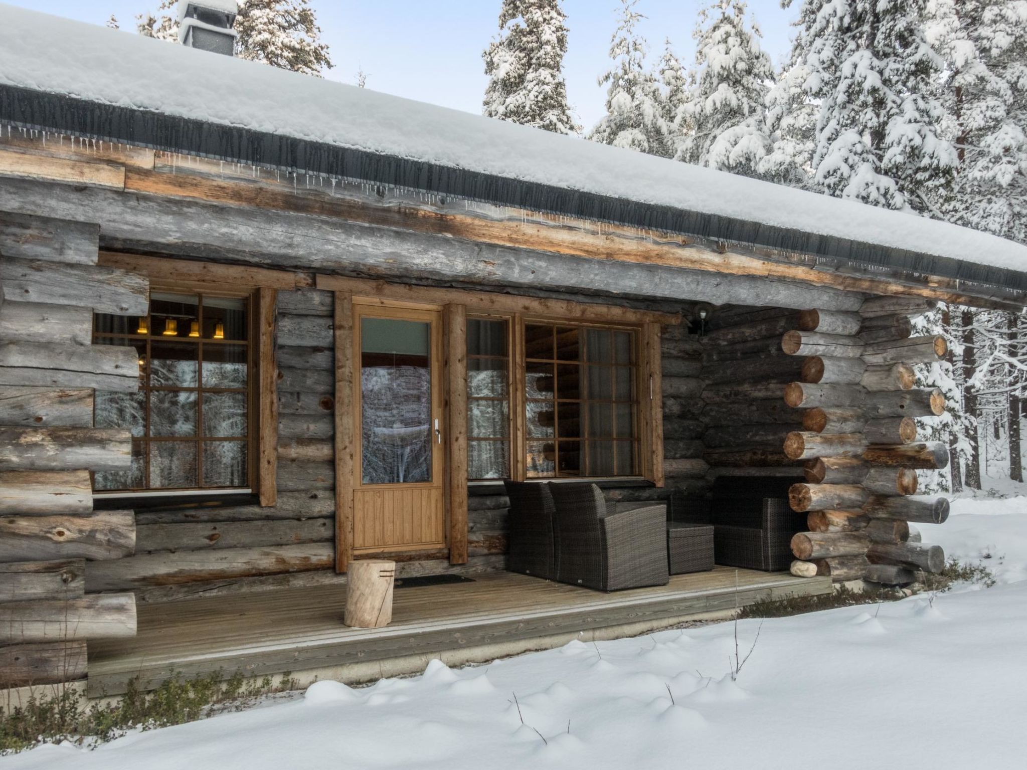 Foto 8 - Casa de 1 habitación en Salla con sauna y vistas a la montaña