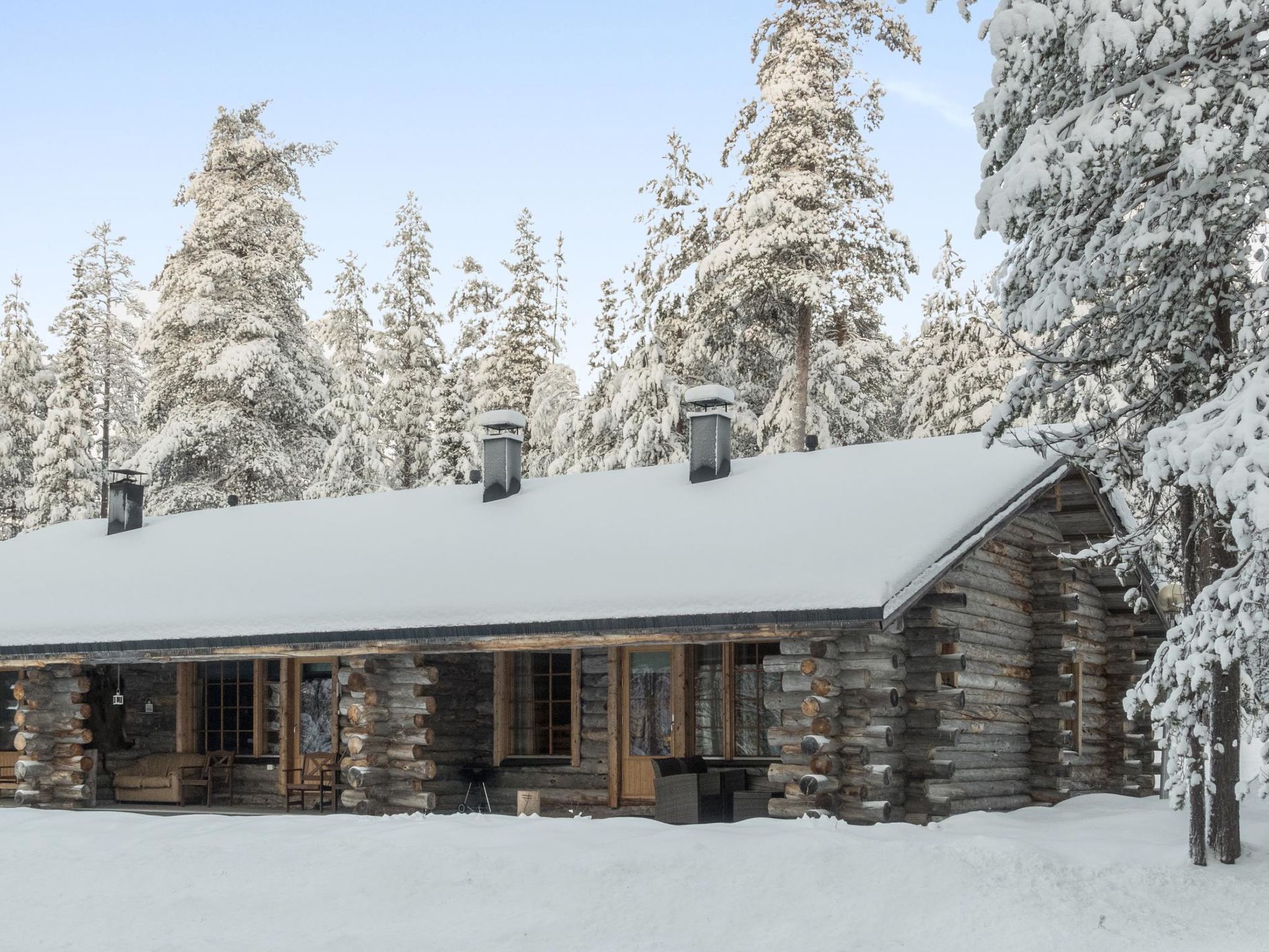 Foto 1 - Haus mit 1 Schlafzimmer in Salla mit sauna und blick auf die berge