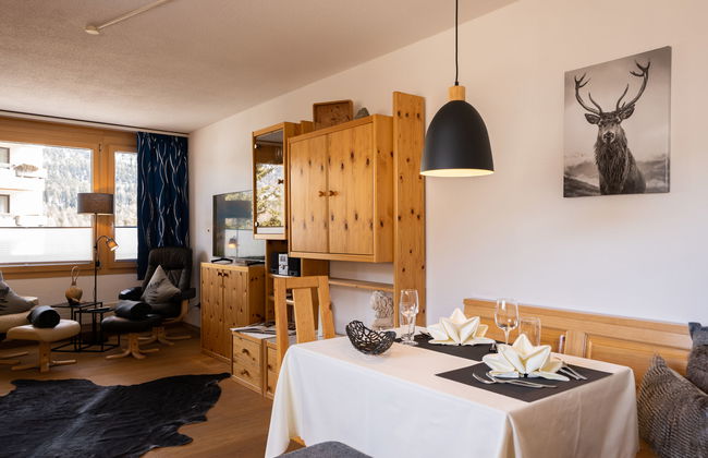 Apartment mit 1 Schlafzimmer in Sankt Moritz - Foto 3