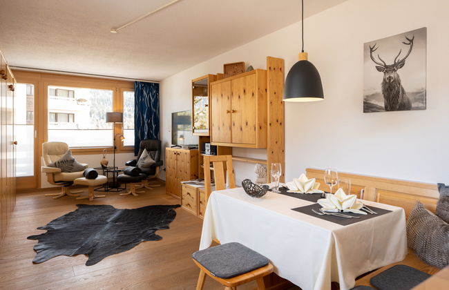 Apartment mit 1 Schlafzimmer in Sankt Moritz - Foto 9