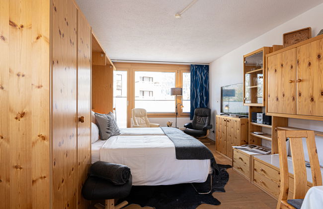 Apartment mit 1 Schlafzimmer in Sankt Moritz - Foto 12