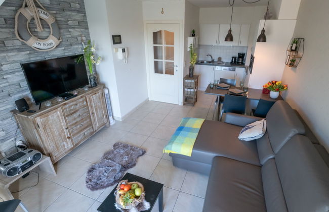 Apartamento de 1 quarto em De Haan com piscina - Foto 1
