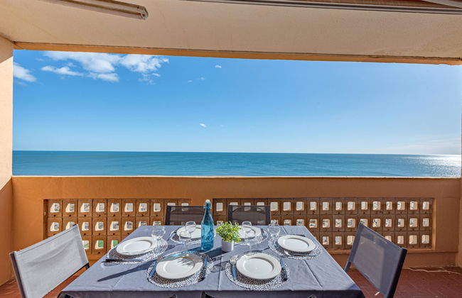Apartamento de 1 quarto em Le Barcarès com piscina e terraço - Foto 1