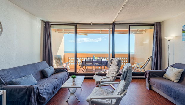 Apartamento de 1 quarto em Le Barcarès com piscina e terraço - Foto 3