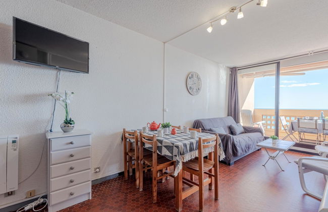 Apartamento de 1 quarto em Le Barcarès com piscina e terraço - Foto 17