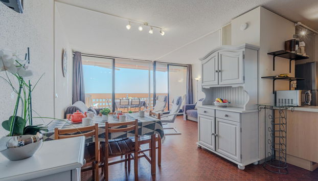 Apartamento de 1 quarto em Le Barcarès com piscina e terraço - Foto 4