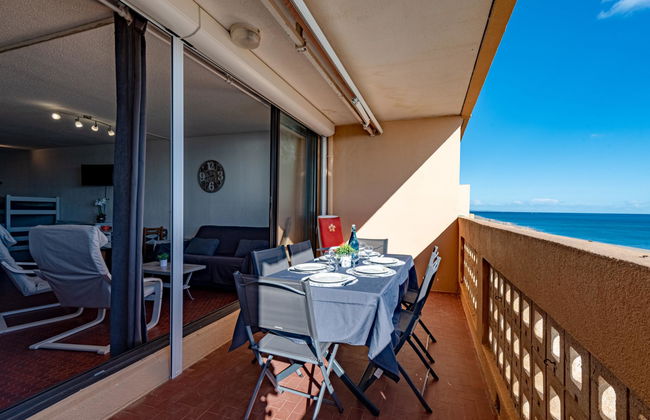 Apartamento de 1 quarto em Le Barcarès com piscina e terraço - Foto 5