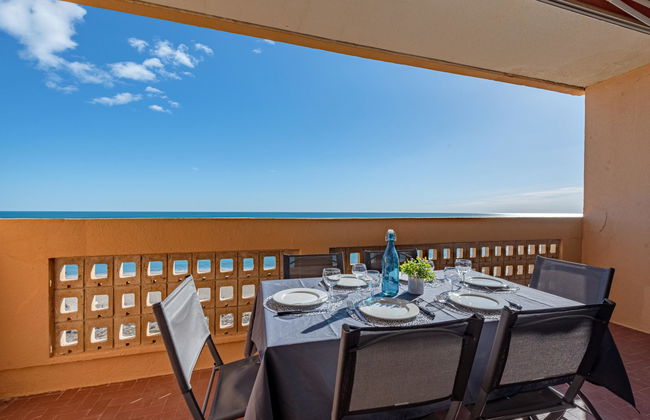 Apartamento de 1 quarto em Le Barcarès com piscina e terraço - Foto 9