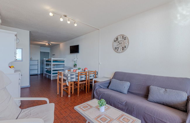 Apartamento de 1 quarto em Le Barcarès com piscina e terraço - Foto 16