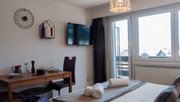 Apartment mit 1 Schlafzimmer in Nendaz mit terrasse - Foto 3