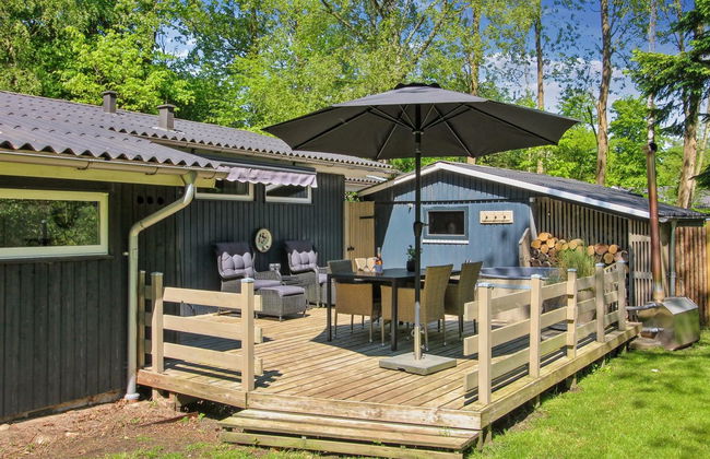 Casa con 3 camere da letto a Toftlund con terrazza e vasca idromassaggio - Foto 11