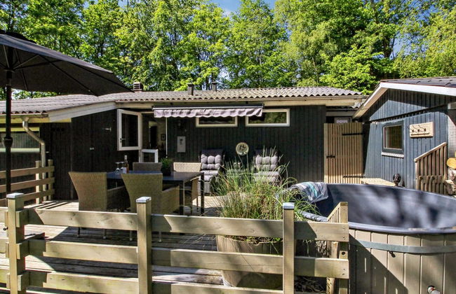 Casa con 3 camere da letto a Toftlund con terrazza e vasca idromassaggio - Foto 8