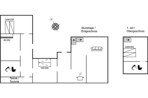 Foto 2 - Casa con 3 camere da letto a Aakirkeby con terrazza