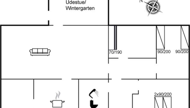 Haus mit 3 Schlafzimmern in Rønne mit terrasse - Foto 2