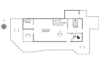 Foto 2 - Casa de 3 quartos em Pandrup com terraço