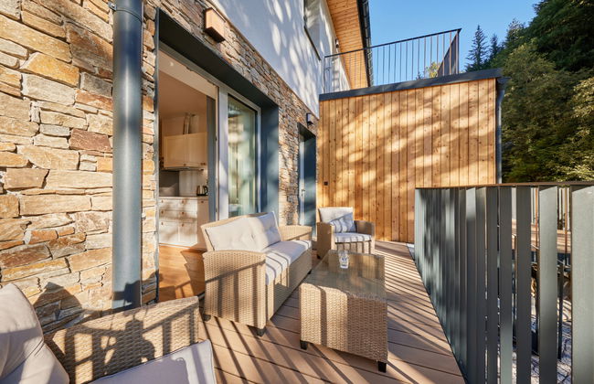 Apartment mit 1 Schlafzimmer in Pec pod Sněžkou mit terrasse - Foto 4