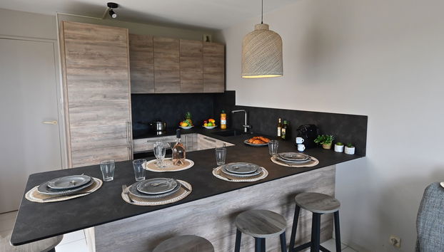Apartment mit 1 Schlafzimmer in Saint-Raphaël mit schwimmbad und garten - Foto 3