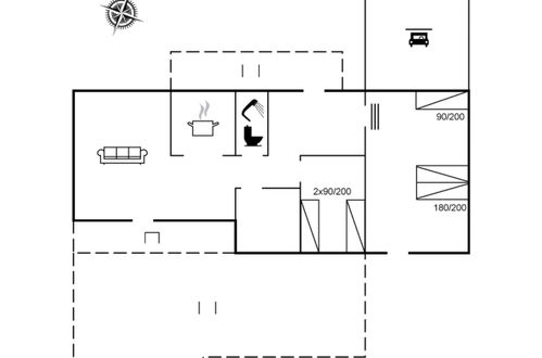 Foto 33 - Haus mit 2 Schlafzimmern in Dronningmølle