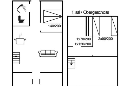 Foto 17 - Apartment mit 3 Schlafzimmern in Vestervig mit terrasse