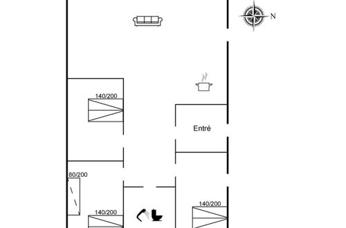 Foto 17 - Casa con 3 camere da letto a Dronningmølle