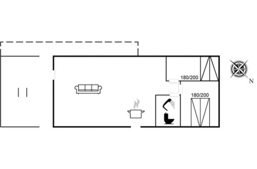 Foto 31 - Casa de 2 quartos em Assens com terraço