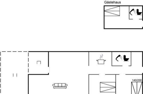 Foto 2 - Casa de 2 quartos em Skjern com terraço e banheira de hidromassagem