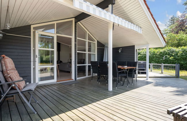 Casa de 3 quartos em Ørsted com terraço e banheira de hidromassagem - Foto 14