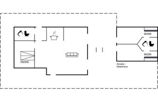 Photo 2 - Maison de 1 chambre à Sjølund avec terrasse