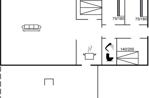 Foto 17 - Casa con 4 camere da letto a Hals con terrazza