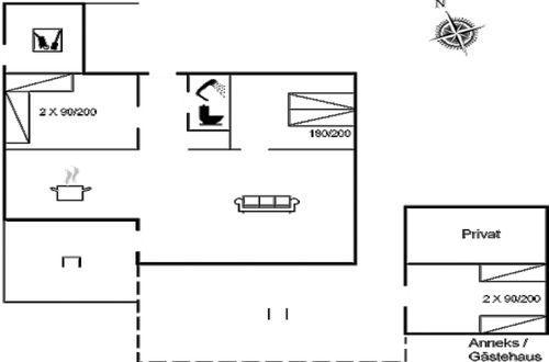 Foto 2 - Casa con 2 camere da letto a Føllenslev con terrazza