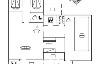 Foto 2 - Haus mit 3 Schlafzimmern in Ringkøbing mit privater pool und terrasse