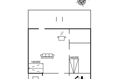 Foto 2 - Casa de 1 quarto em Rømø com terraço