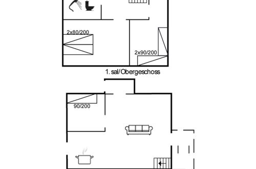 Foto 2 - Apartamento de 3 quartos em Rømø