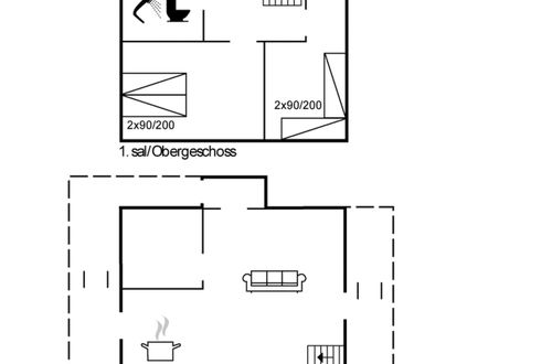 Foto 2 - Apartamento de 2 quartos em Rømø com terraço