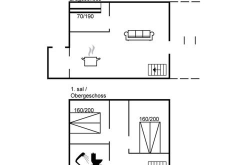 Foto 8 - Appartamento con 3 camere da letto a Rømø con terrazza